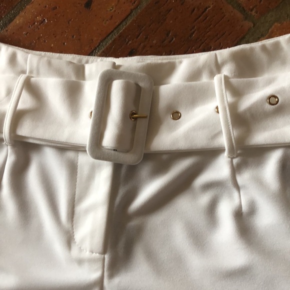 The Sang high waist belted shorts sz L - Picture 3 of 8